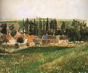 Camille Pissarro Hurrying scenery France oil painting artist